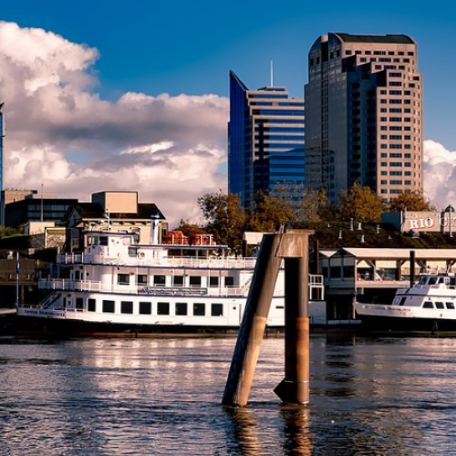 river bank image